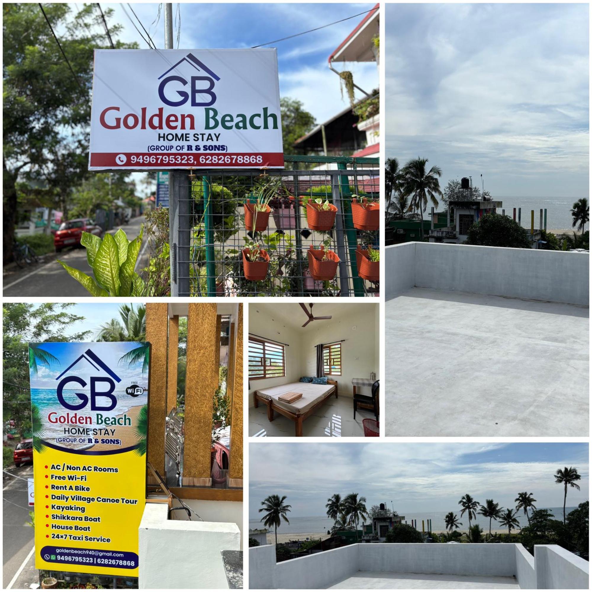 Golden Beach Home Stay Alappuzha Экстерьер фото